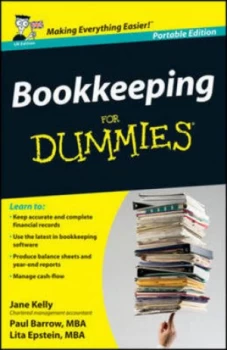 Image of Bookkeeping for Dummies UK Edition Whs T by Jane Kelly Paperback