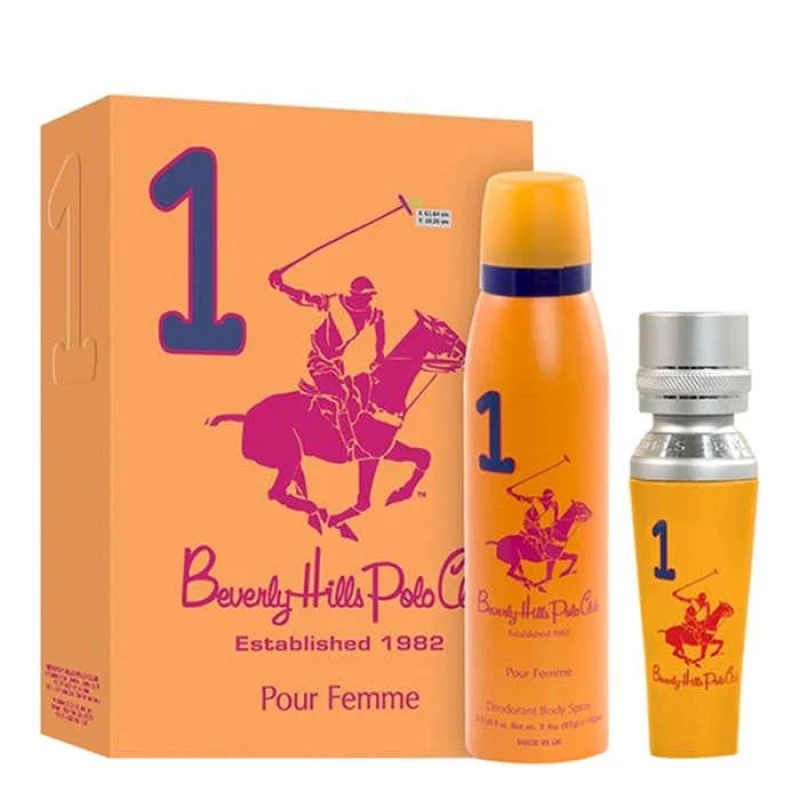 Image of Beverly Hills Polo Club 1 Eau de Parfum 100ml Gift Set