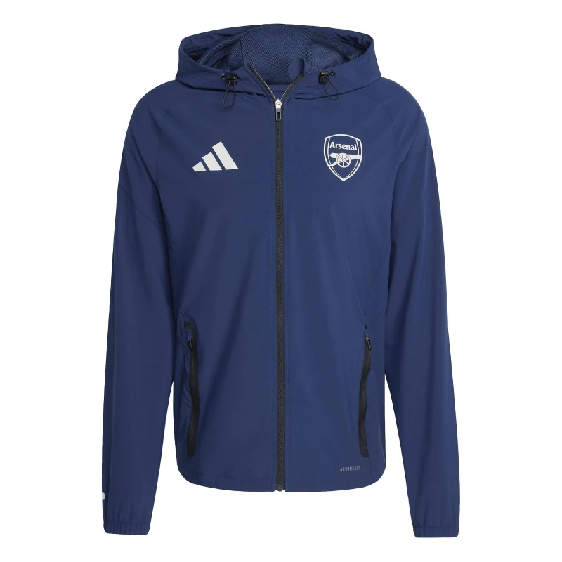 Image of adidas Arsenal Vis Tech Travel Jacket Mens Black male XL