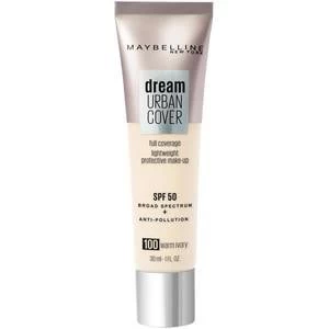 Image of Maybelline Dream Urban Cover Foundation 100 Warm Ivory