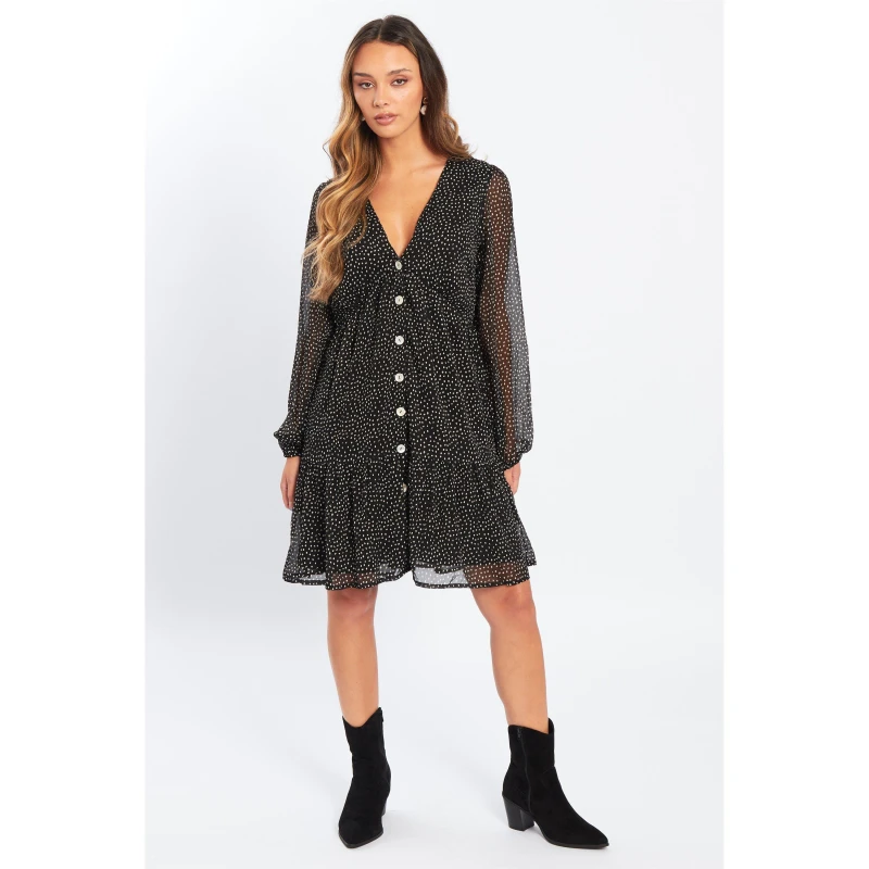 Image of Be You Smock Dress Womens - Red Red 8