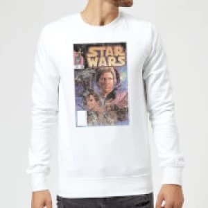 Image of Star Wars Classic Comic Book Cover Sweatshirt - White - L