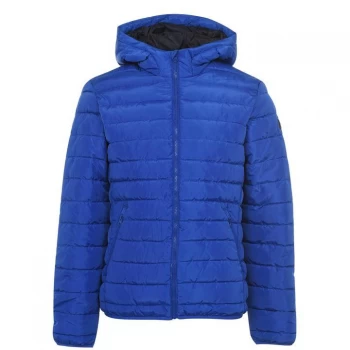 Image of Jack and Jones Hooded Padded Jacket Mens - Blue