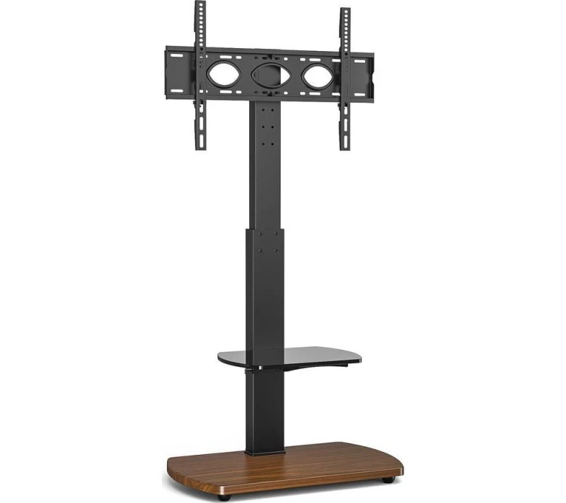 Image of TTAP FS-1-WAL 660 mm TV Stand with Bracket for up to 65" TVs - Walnut & Black,Brown 5060526641984