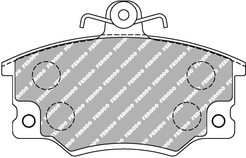 Image of FERODO RACING Brake pad set FERODO RACING FCP370R