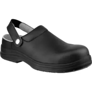 Amblers Safety FS514 Antistatic Slip On Safety Clog Black Size 3