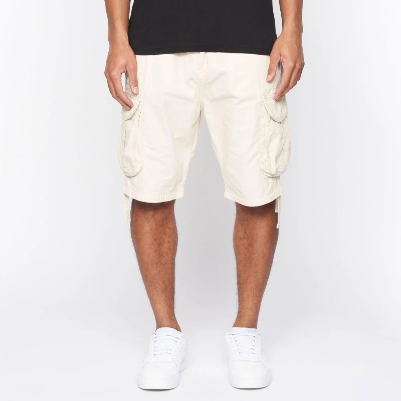 Image of Crosshatch Jamstar Cargo Shorts Stone male 30 inch