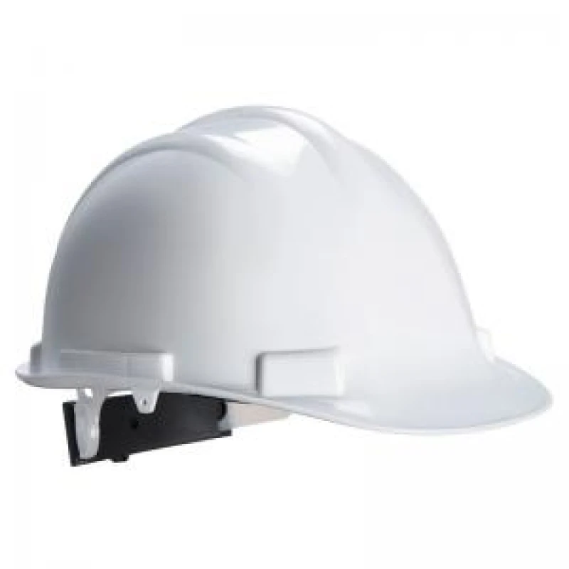 Image of Portwest Expertbase Wheel Ratchet Safety Helmet PS57WHR Colour: White