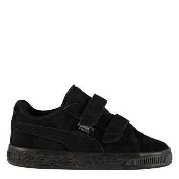 image of Puma Suede Trainers Infants - Black/Silver