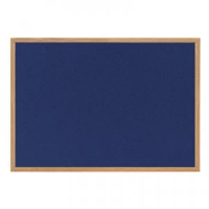 image of Bi-Office Earth-it Felt Notice Board 900x600mm Blue RFB0743233