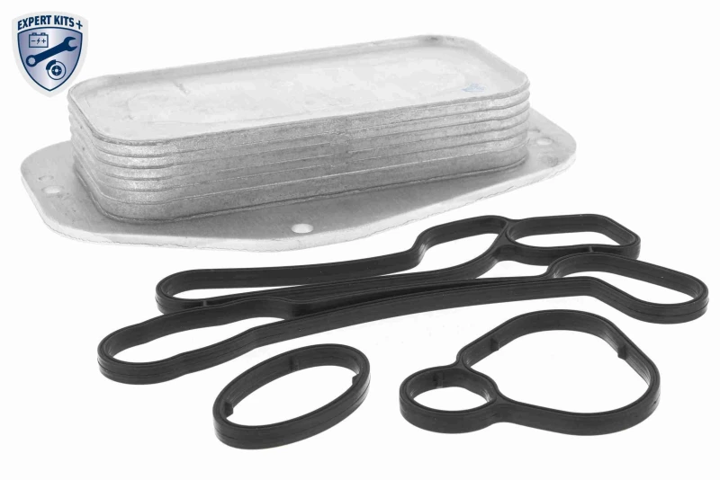 Image of VEMO V40-60-2117 Oil Cooler EXPERT KITS + with gasket/seal Oil Cooler,engine oil (469)