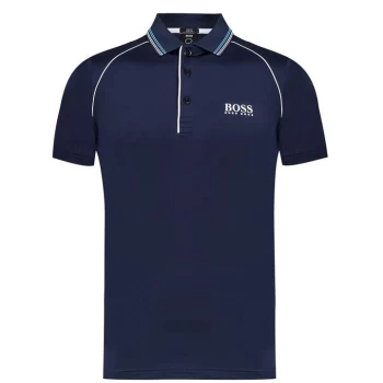 Image of Boss Boss Golf Pauletech Polo Shirt - Blue