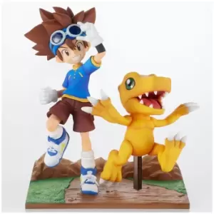 image of Banpresto Digimon Adventure DXF Adventure Archives Taichi & Agumon Figure