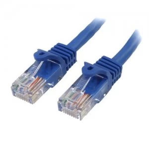 Image of 25ft Cat5e Blue Snagless RJ45 UTP Cable