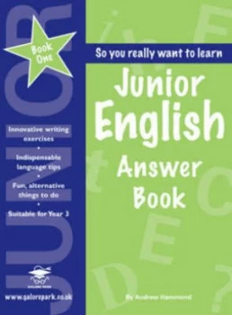Image of Junior English Book 1 Answer Book by Andrew Hammond Paperback