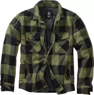 Image of Brandit Lumber Jacket, black-green, Size 3XL, black-green, Size 3XL