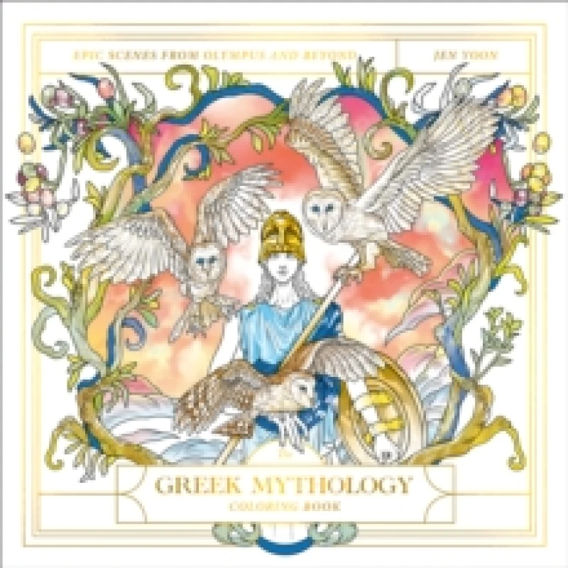 Image of Greek Mythology Coloring Book, The. Paperback. By Jen Yoon Books