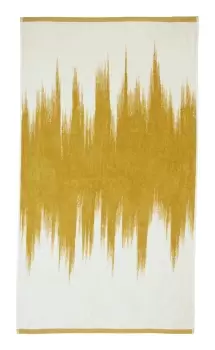 Image of Harlequin Motion Bath Towel, Ochre