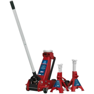 image of Sealey 3010CX Heavy Duty Yankee Trolley Jack 3 Tonne