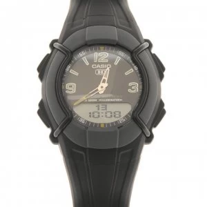 Image of Casio Mens Heavy Duty Alarm Chronograph Watch - Black