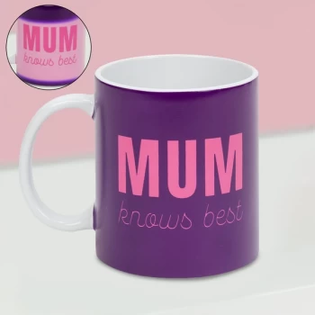 Image of For Your Eyes Only Heat Changing Mug - Mum Knows Best