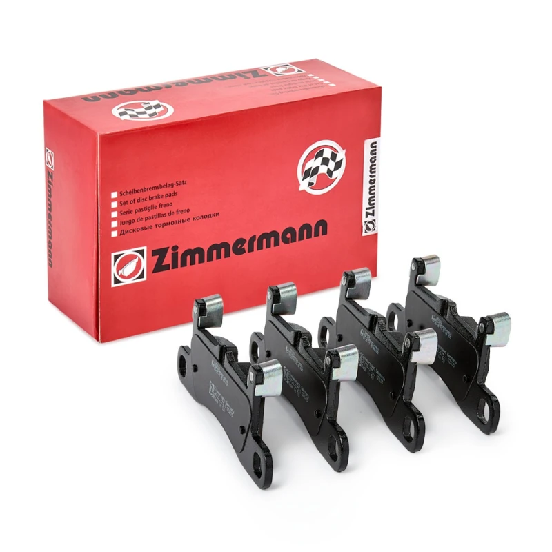Image of ZIMMERMANN 24721.175.1 Brake pad set Rear Axle, prepared for wear warning indicator, Photo corresponds to scope of supply Brake Pad Set,disc brake (4