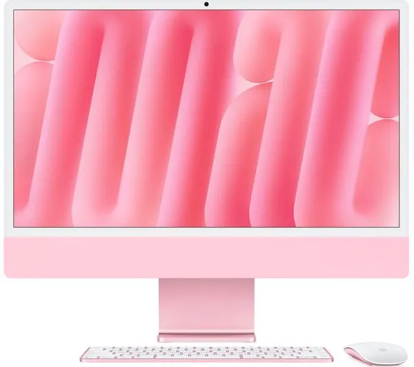 Image of APPLE iMac 4.5K 24" (2024) - M4, 256GB SSD, Pink 195949593109