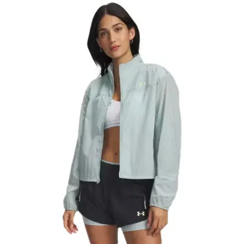 Image of Windbreaker Under Armour Explor Bleu Unisex XS