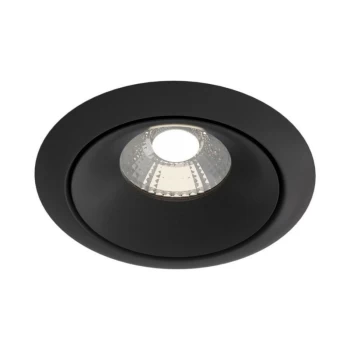 image of Maytoni Lighting - Yin Integrated LED Recessed Downlight Black