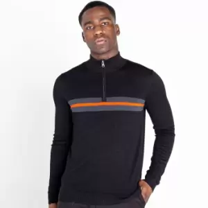 Image of Dare 2b Elite Mens Unite Us Quarter Zip Knitted Sweater S- Chest 38', (97cm)