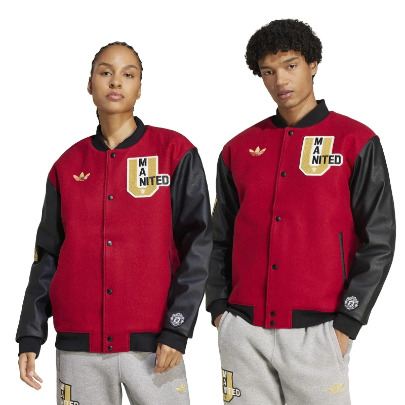 Image of adidas Manchester United VRCT Jacket Active Maroon male XS
