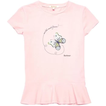 Image of Barbour Girls Hollie T-Shirt - Pink