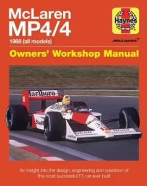 Image of Mclaren MP4/4 owners workshop manual by Haynes Publishing