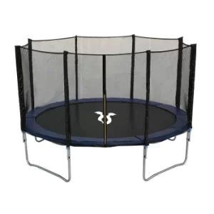 image of Charles Bentley Monster Childrens 12ft Trampoline with Safety Net Enclosure