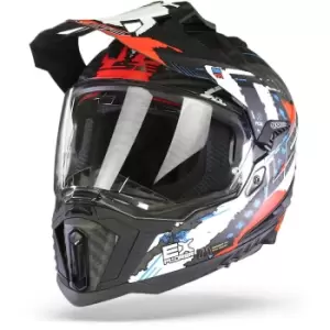 Image of LS2 Mx701 C Explorer Extend Matt Red M