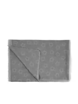 image of Katie Loxton Star Printed Scarf - Grey, Women