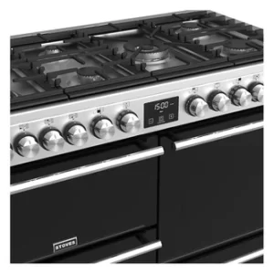 image of Stoves 444410748 Precision DX S1100DF 110cm Dual Fuel Range Stainless Steel