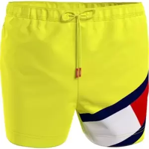 Image of Tommy Bodywear Flag Swimshorts - Yellow