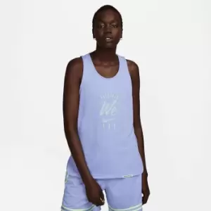 image of Nike Dri-Fit Si Jersey Womens, Light Thistle/Ghost Green, Female, Basketball Jerseys, DQ6785-569