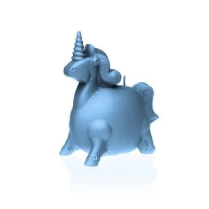 Image of Light Blue Unicorn Candle