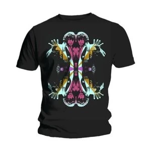 Image of Doctor Who - Mirrored Trip Unisex Large T-Shirt - Black
