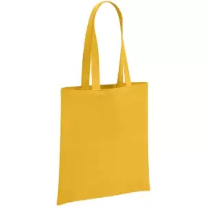 image of Brand Lab - Organic Shopper Bag (One Size) (Mustard Yellow)