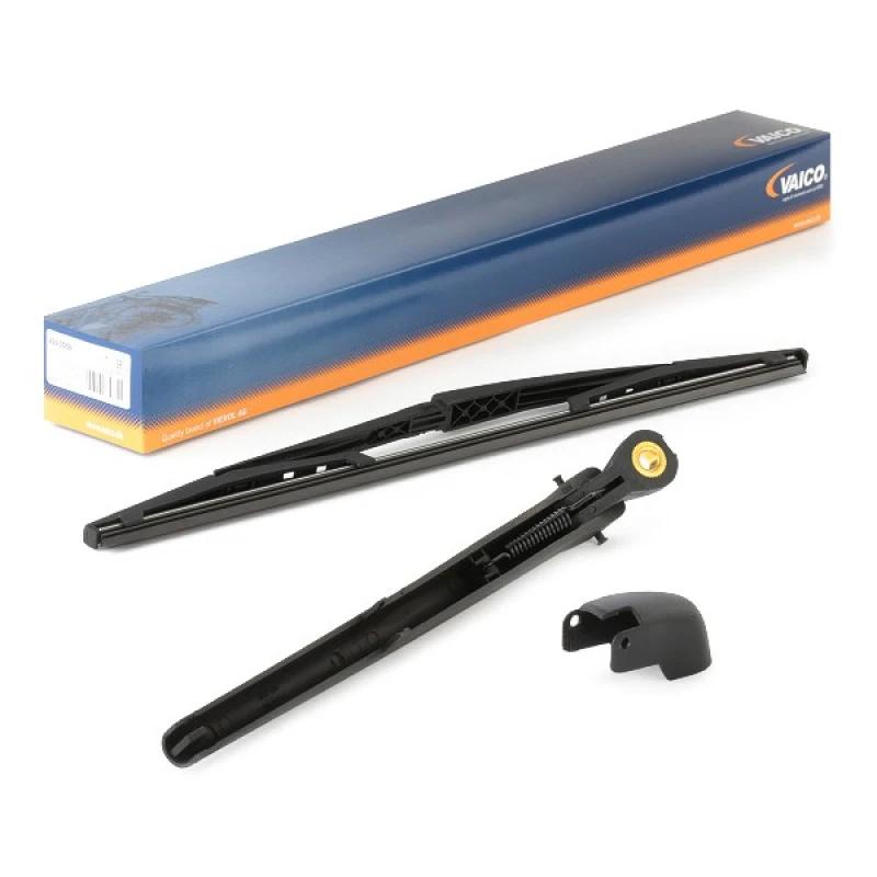 Image of VAICO V24-0559 Wiper Arm Set, window cleaning with integrated wiper blade PBT, GRP (Glass fibre Reinforced Plastic) Wiper Arm Set,window cleaning (654