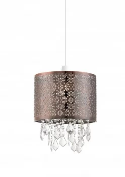 image of Ceiling Pendant Light Antique Brass, E27