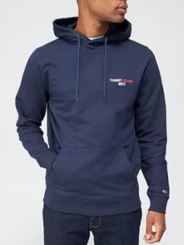 image of Tommy Jeans Tommy Jeans Tjm Tommy Chest Graphic Hoodie