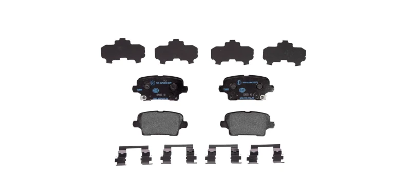 Image of HELLA Brake pad set HELLA 8DB 355 039-501