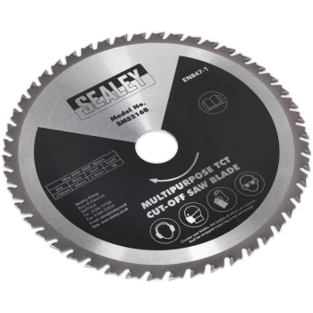 image of Sealey Circular Saw Blade 216mm 48T 30mm