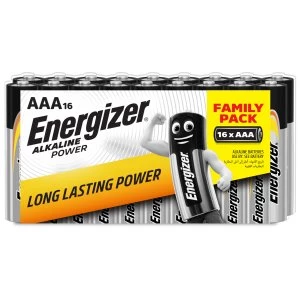 Image of Energizer AAA Alkaline Power 16 Battery Pack