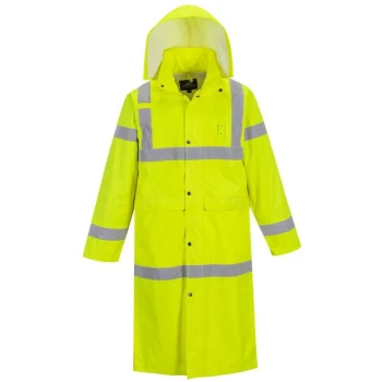 Image of Portwest H445YERL - sz L Hi-Vis Coat 122cm - Yellow