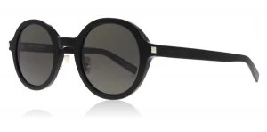 image of Yves Saint Laurent SL161 SLIM Sunglasses Black 001 48mm